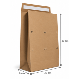 Envelope de papel kraft E-commerce com dupla face M